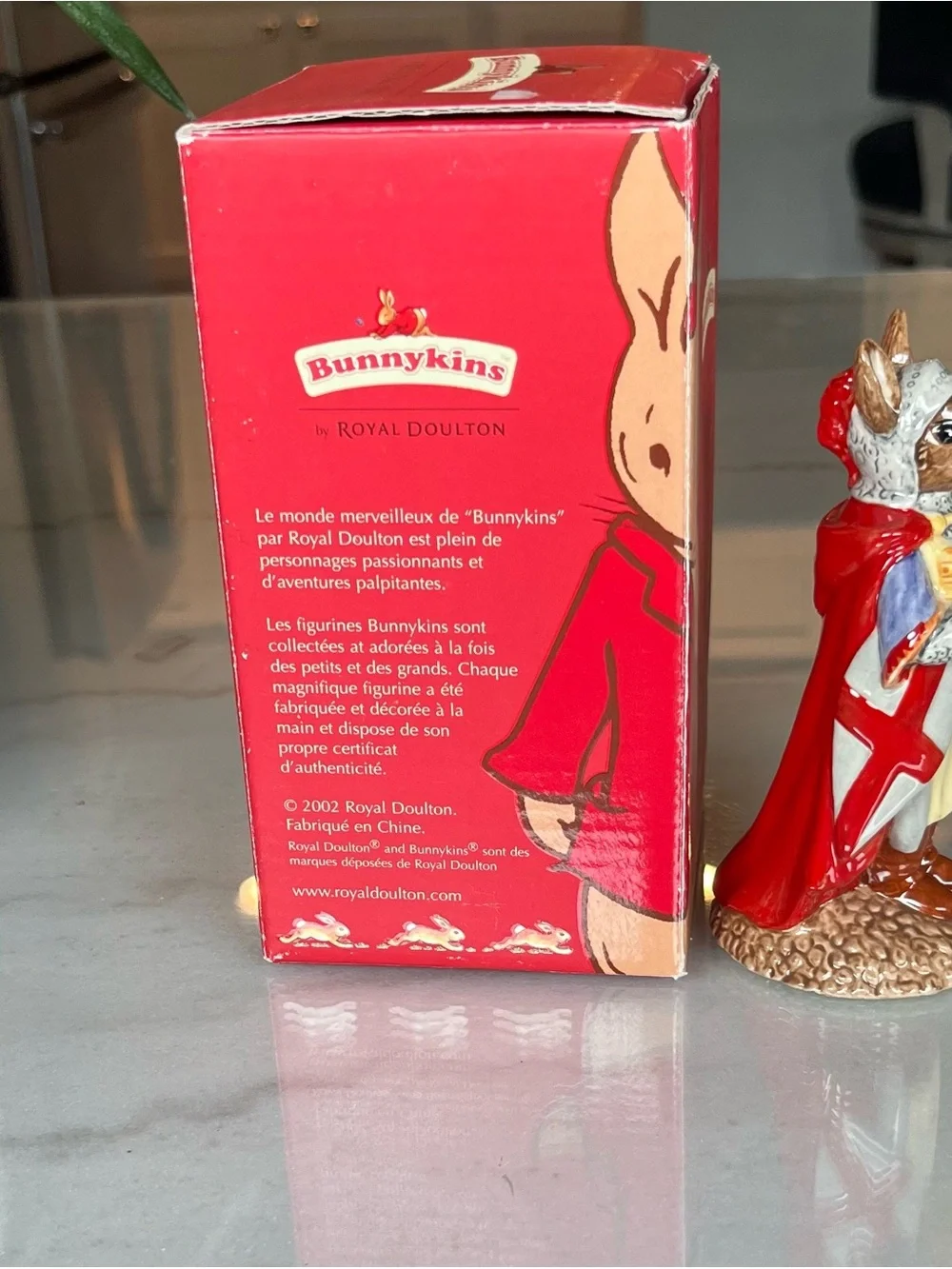 Royal Doulton Blue and Pink Bunnykins Regal Figurine
